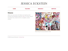 Tablet Screenshot of jessicaeckstein.com